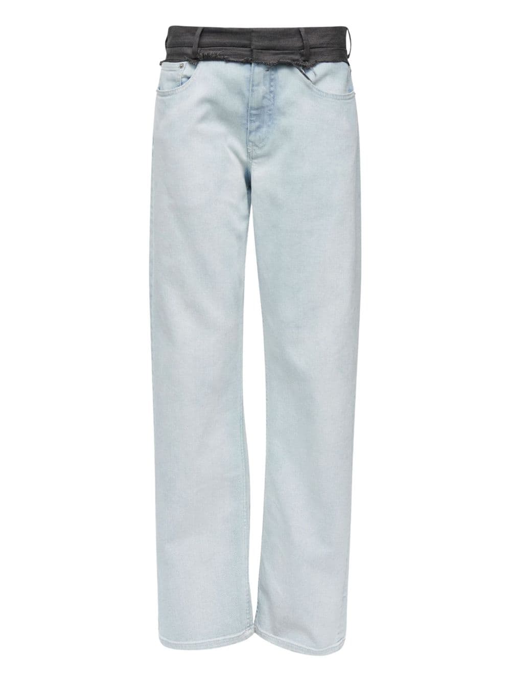 MM6 Maison Margiela mm6 maison margiela jeans banda vita donna blu - 5