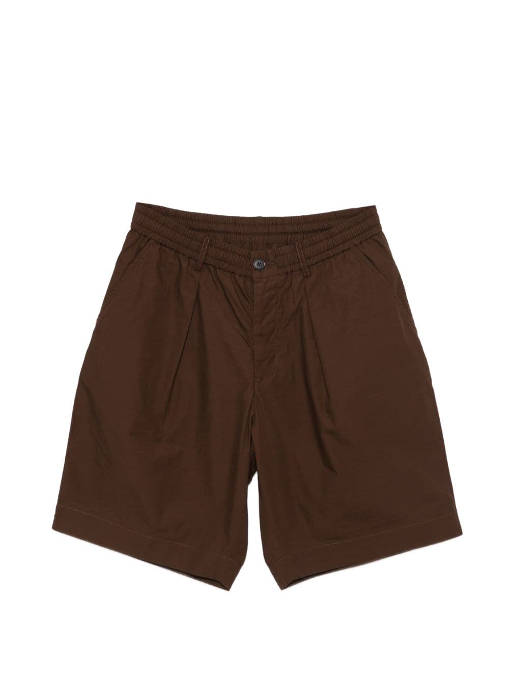 UNIVERSAL WORKS universal works short marrone uomo - 4