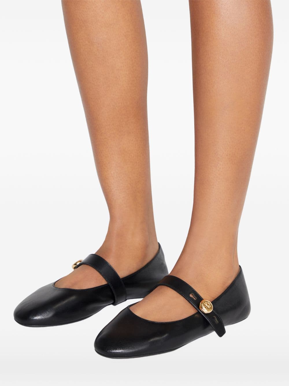 TORY BURCH tory burch scarpe nero donna ballerina con cinturino - 3