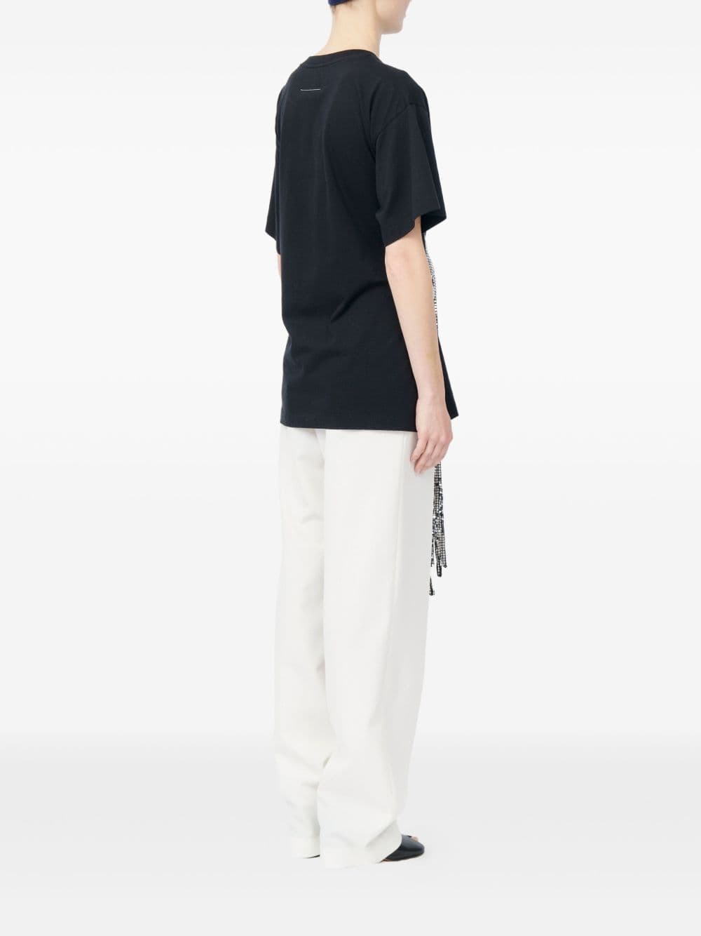MM6 Maison Margiela mm6 maison margiela t-shirt nero donna paillettes - 3