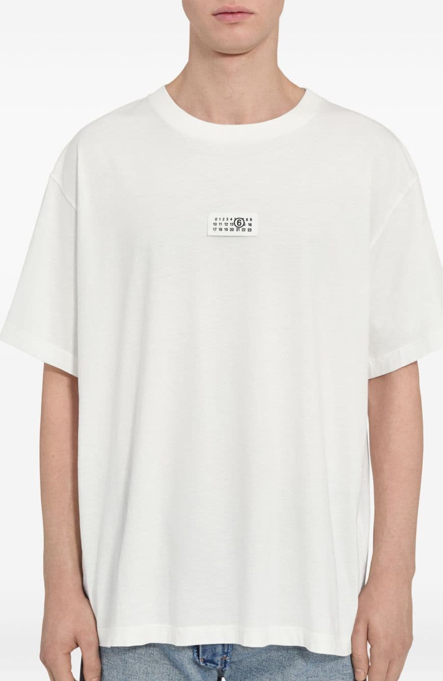 MM6 Maison Margiela mm6 maison margiela t-shirt bianco uomo logo – OTHER