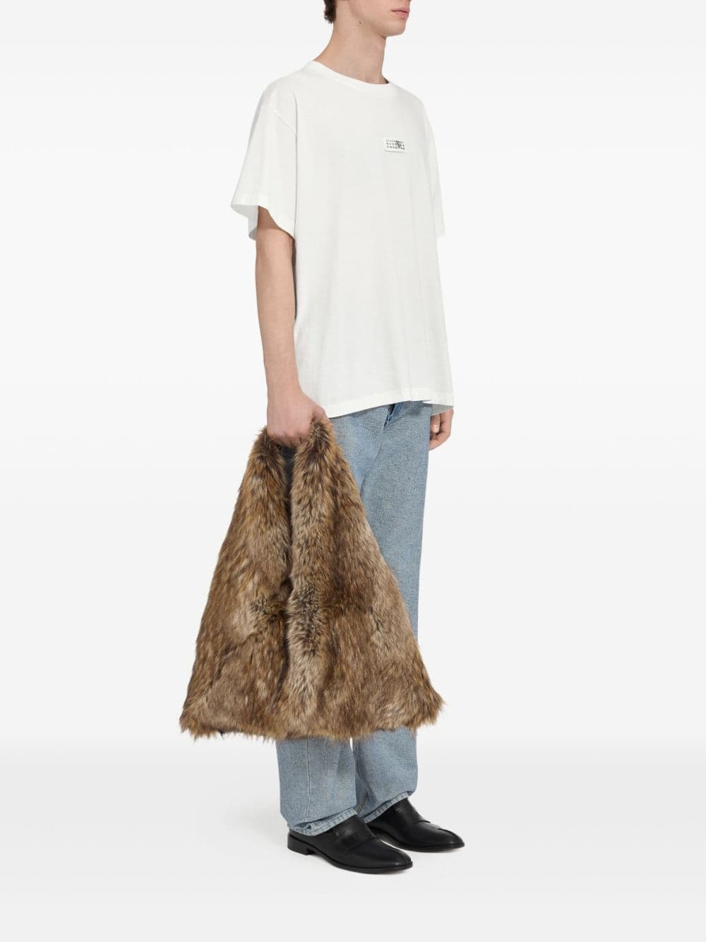 MM6 Maison Margiela mm6 maison margiela t-shirt bianco uomo logo - 3
