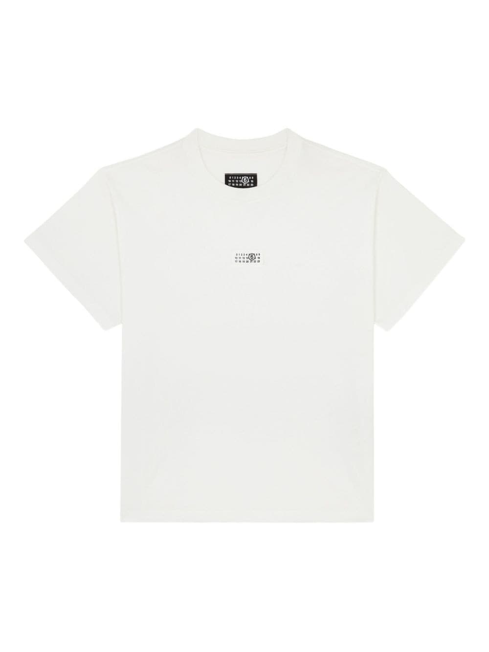 MM6 Maison Margiela mm6 maison margiela t-shirt bianco uomo logo - 5