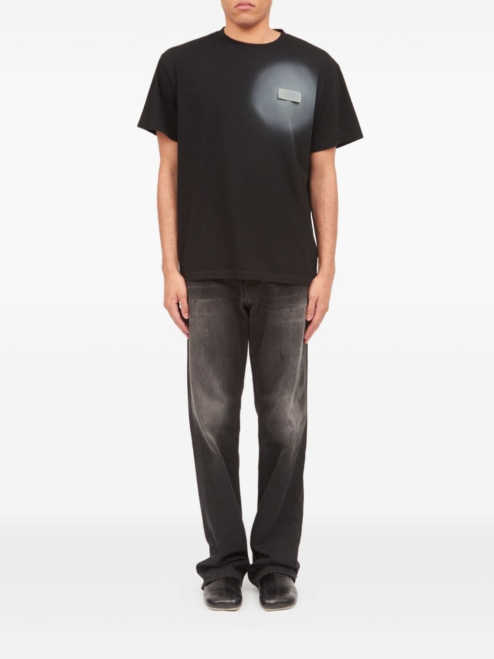 MM6 Maison Margiela mm6 maison margiela t-shirt etichetta logo uomo nero - 6