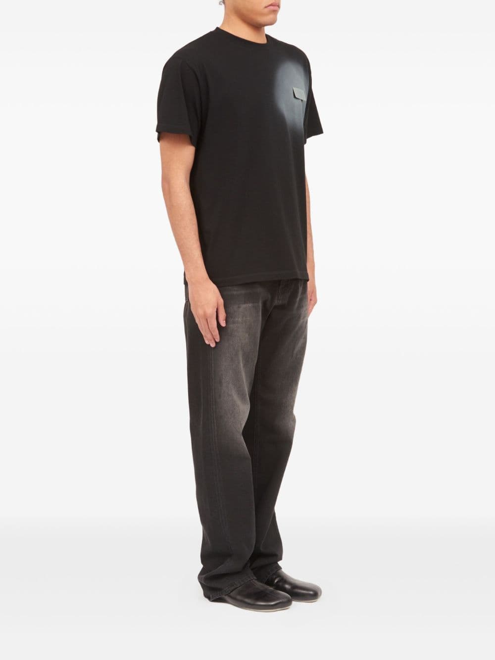 MM6 Maison Margiela mm6 maison margiela t-shirt etichetta logo uomo nero - 2