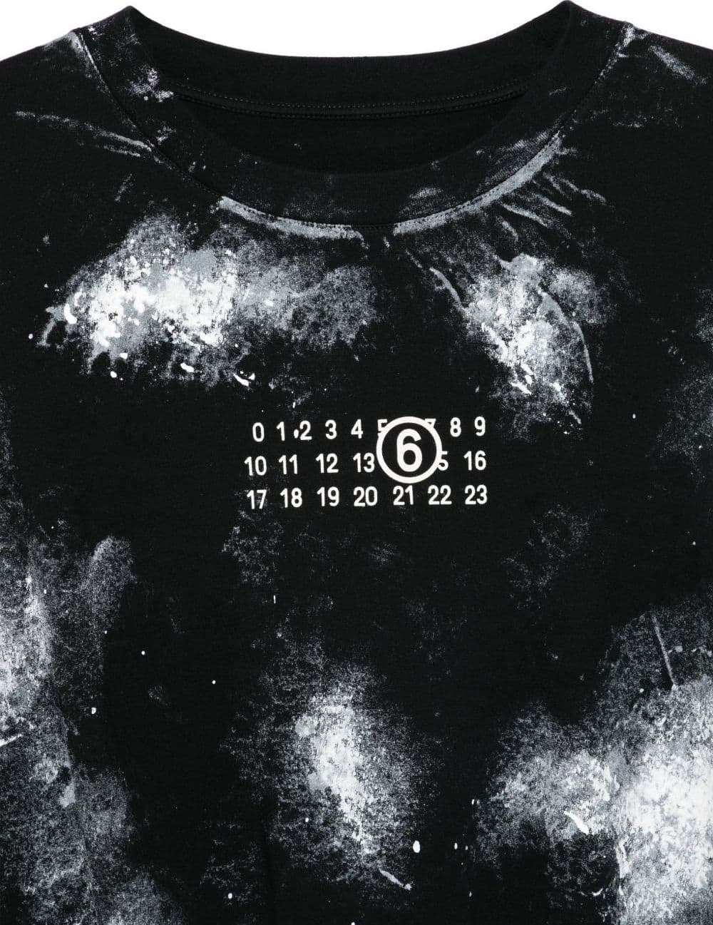 MM6 Maison Margiela mm6 maison margiela t-shirt spray uomo nero - 3