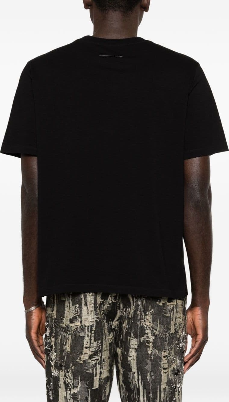 MM6 Maison Margiela mm6 maison margiela t-shirt logo uomo nero - 3