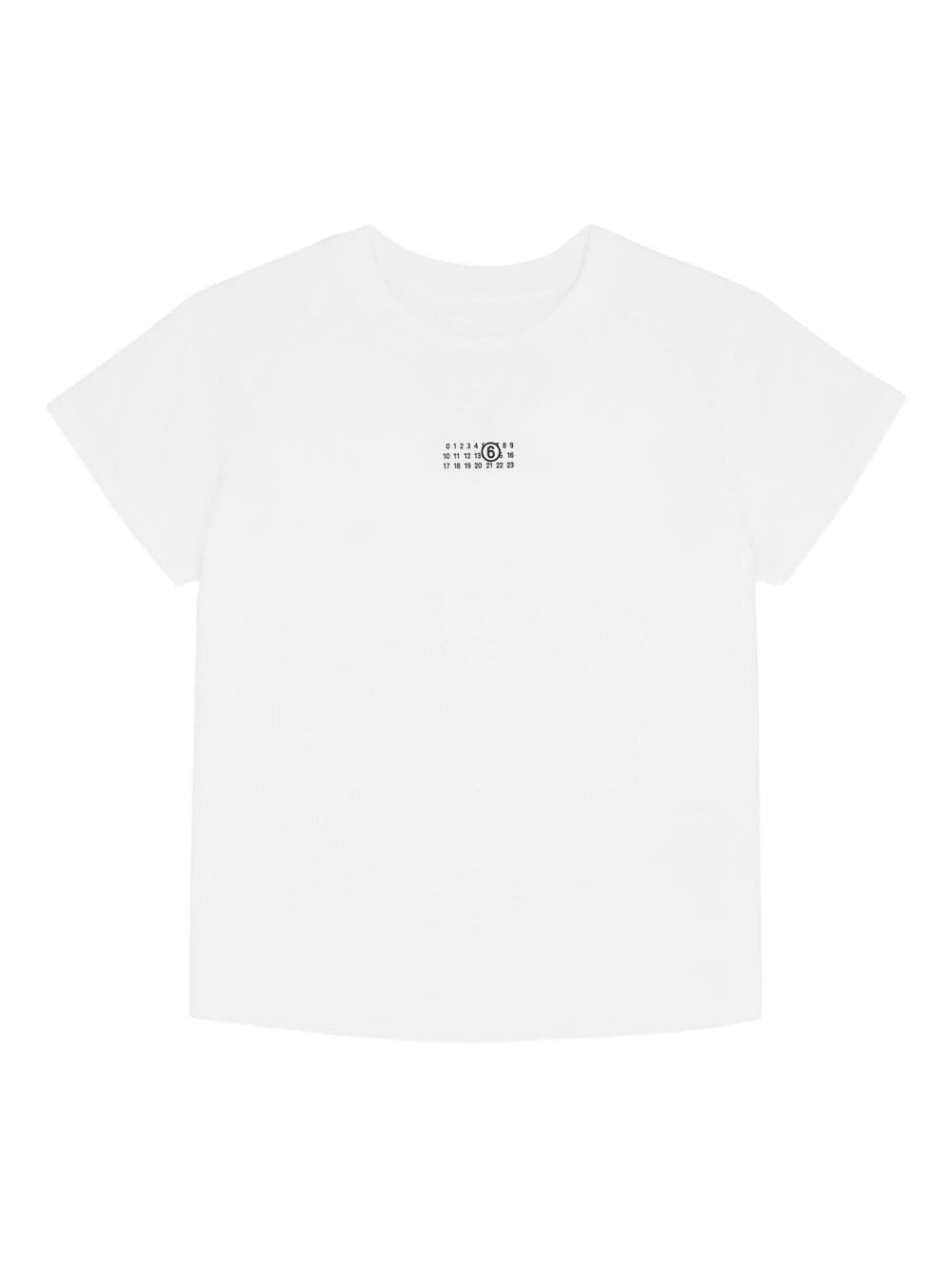 MM6 Maison Margiela mm6 maison margiela t-shirt bianco donna logo - 4