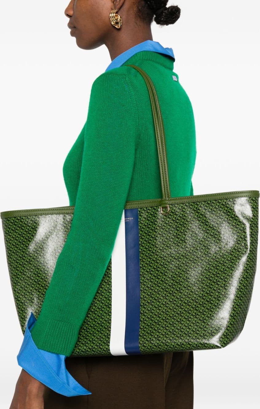 TORY BURCH tory burch borsa verde donna racer tote - 2