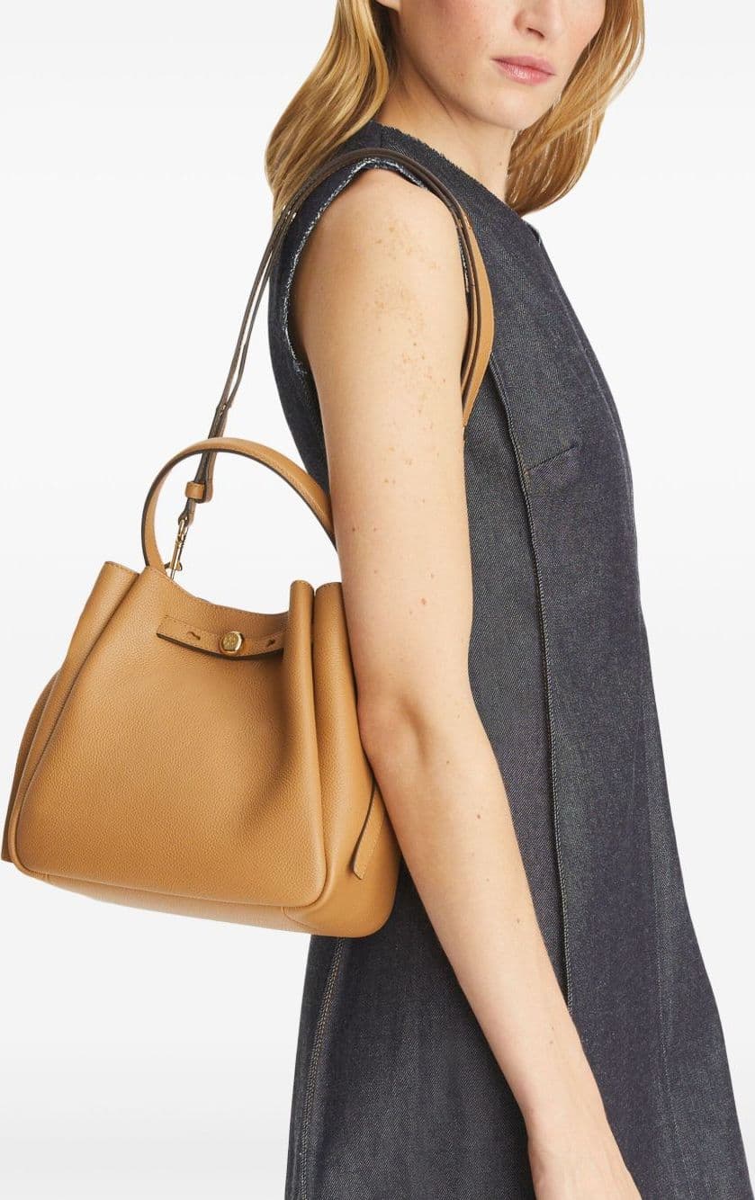 TORY BURCH tory burch borsa marrone donna romy a secchiello - 3