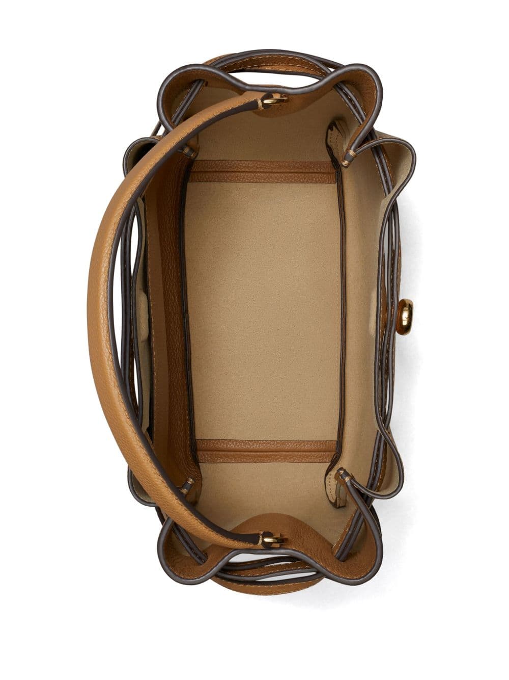 TORY BURCH tory burch borsa marrone donna romy a secchiello - 5