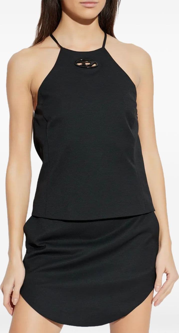 DIESEL diesel canotta elma donna nero - 4