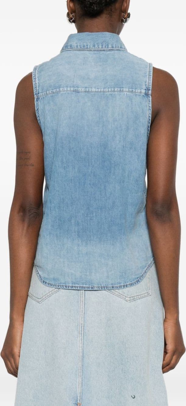 DIESEL diesel camicia de-eazy-sl donna blu - 3