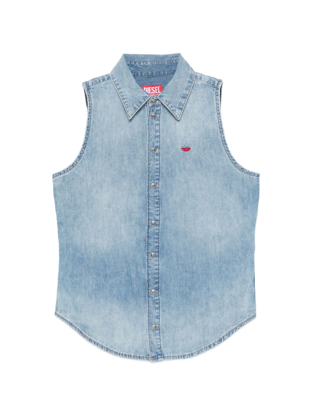 DIESEL diesel camicia de-eazy-sl donna blu - 5