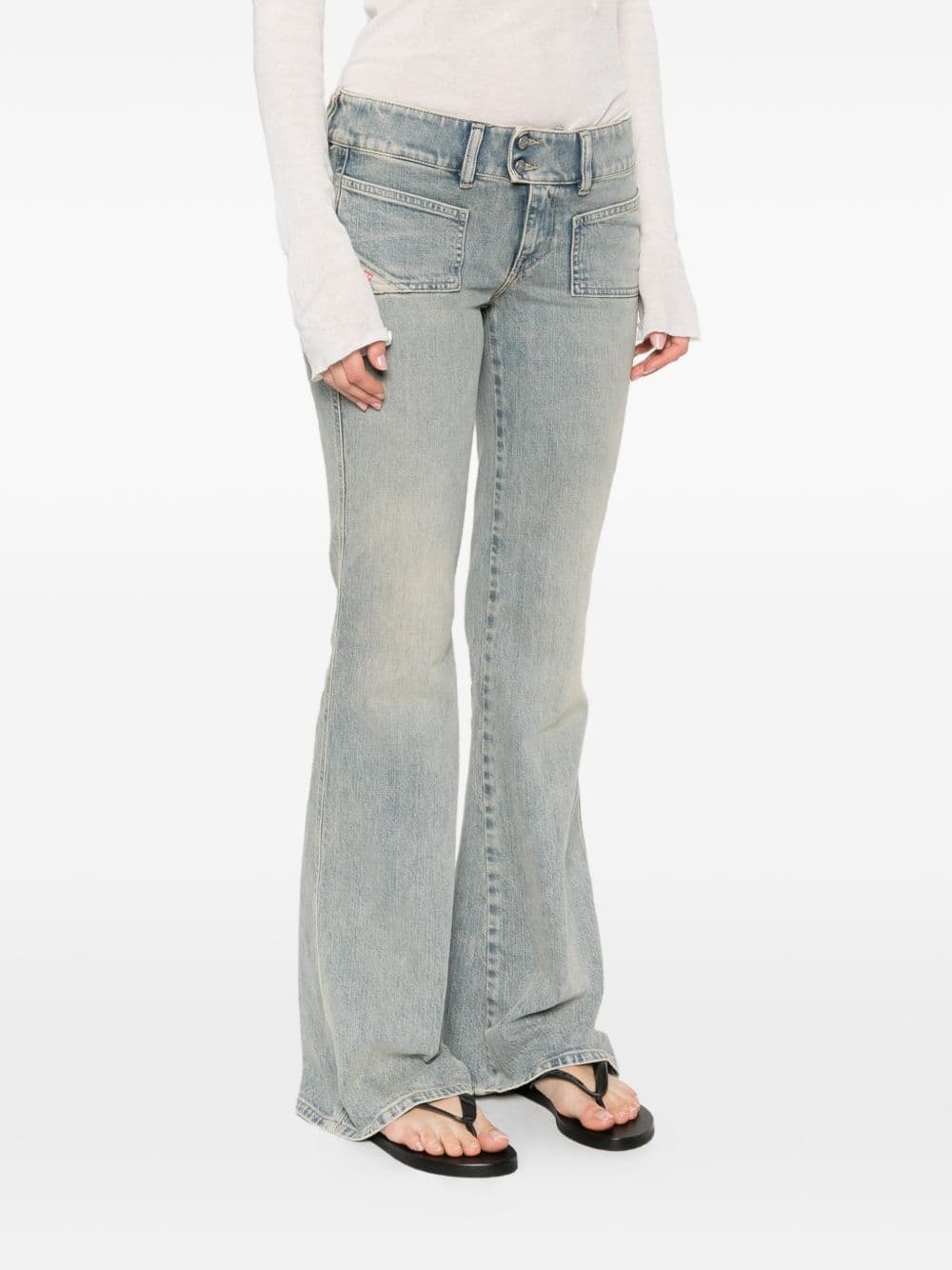 DIESEL diesel jeans d-hush donna blu - 6