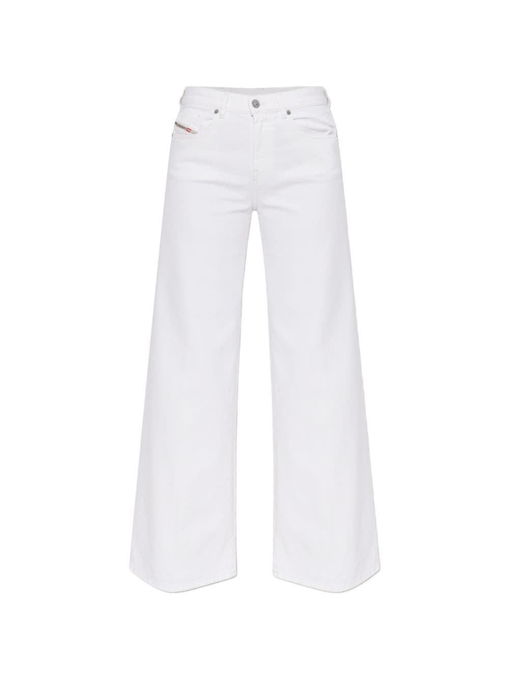DIESEL diesel jeans gamba ampia donna bianco - 5