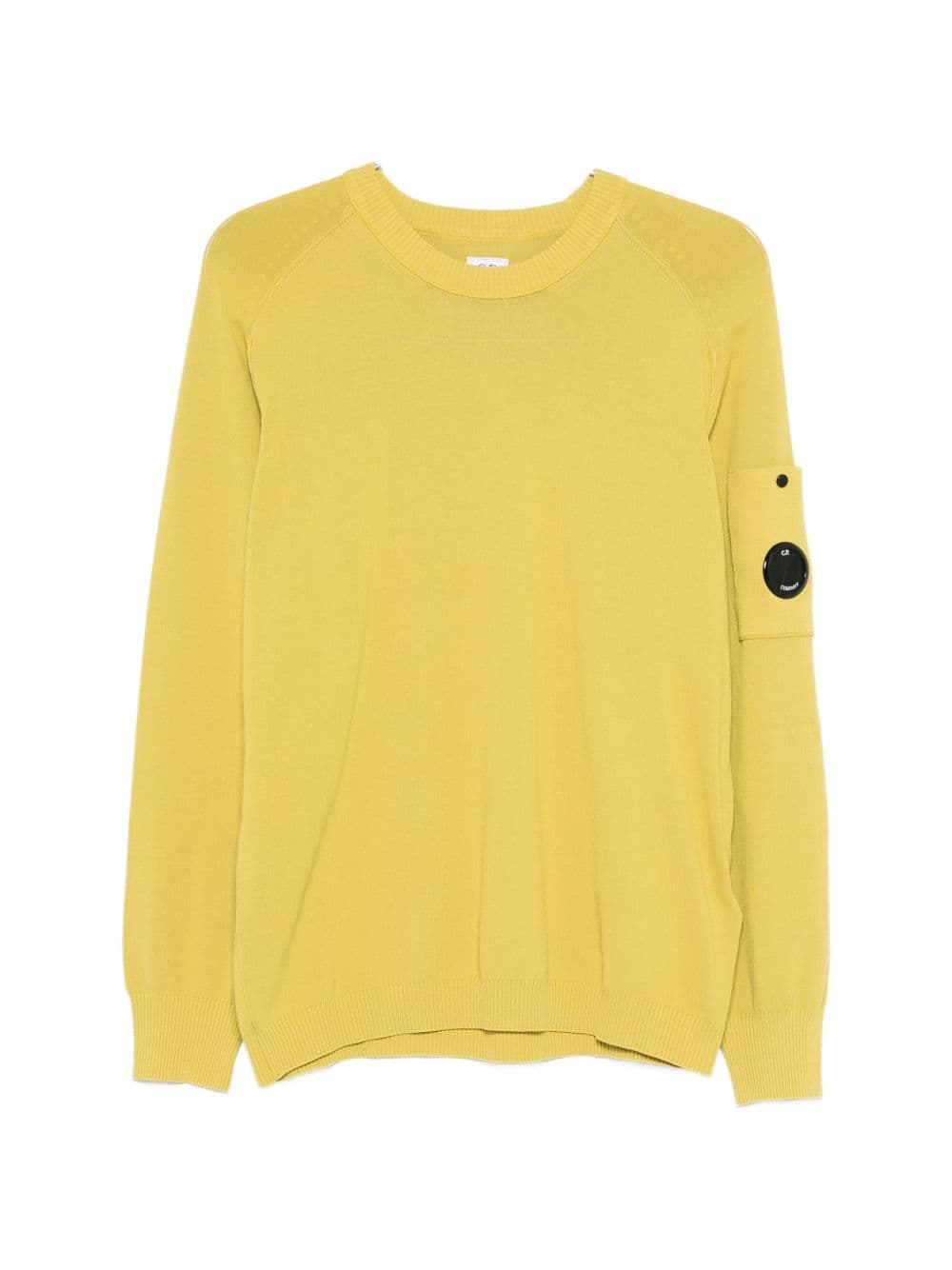 C.P.COMPANY c.p.company maglia scollo tondo uomo giallo - 5