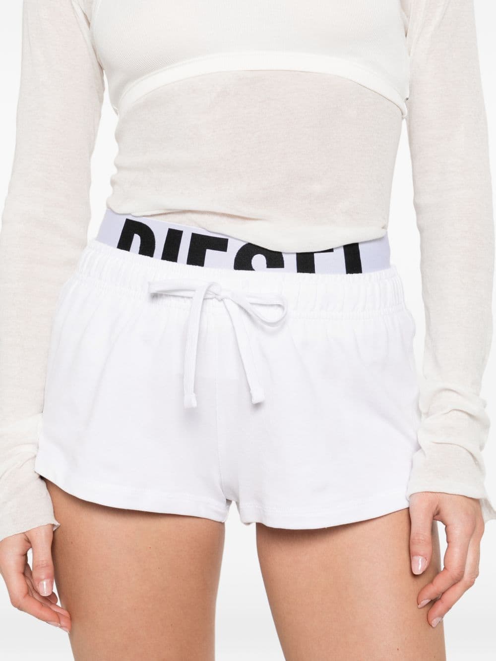 DIESEL diesel short miranda-d-pop donna bianco - 4