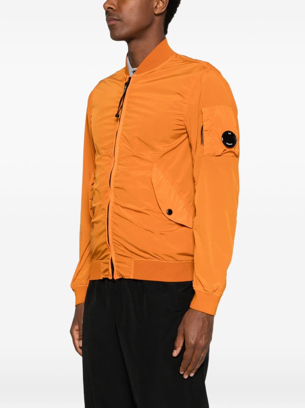C.P.COMPANY c.p.company giubbotto bomber uomo arancione - 6