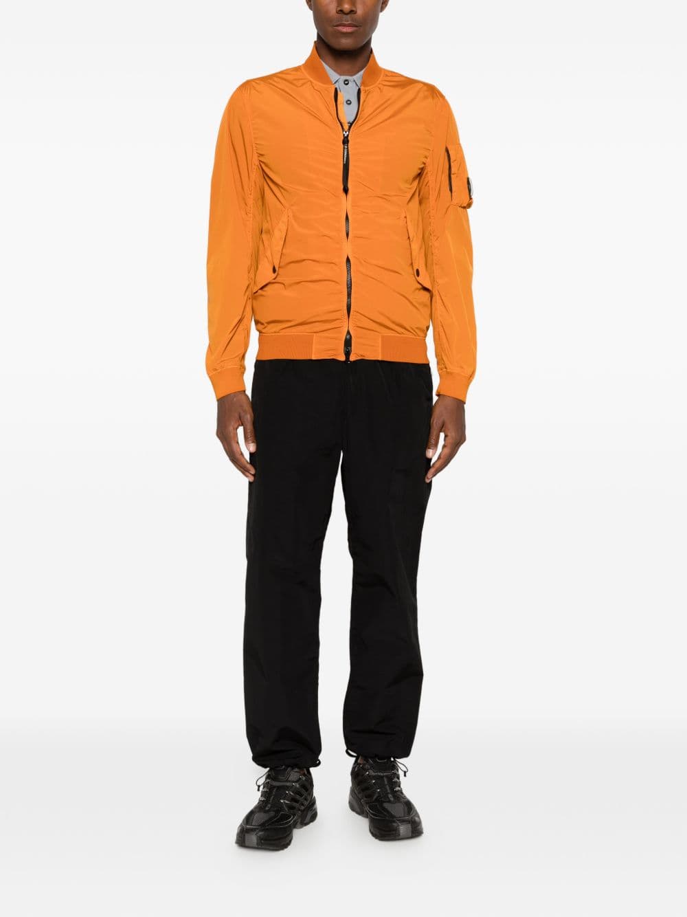 C.P.COMPANY c.p.company giubbotto bomber uomo arancione - 2