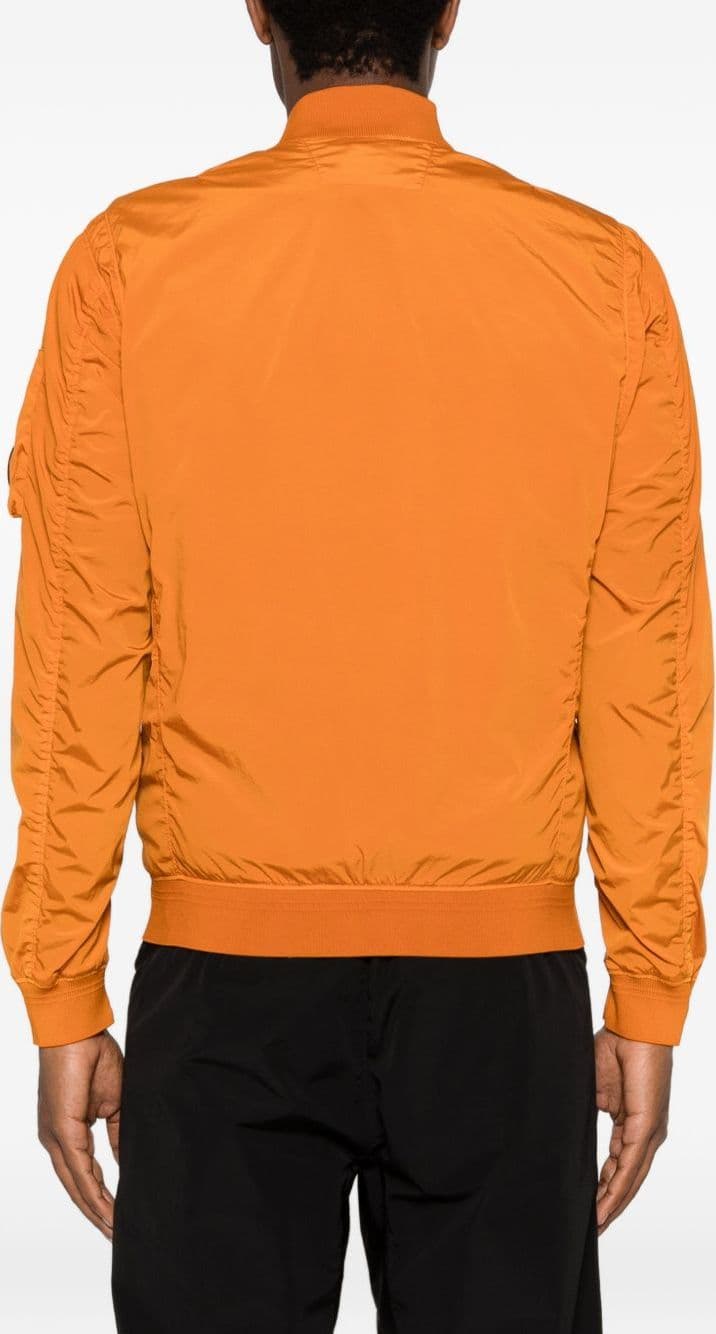 C.P.COMPANY c.p.company giubbotto bomber uomo arancione - 3