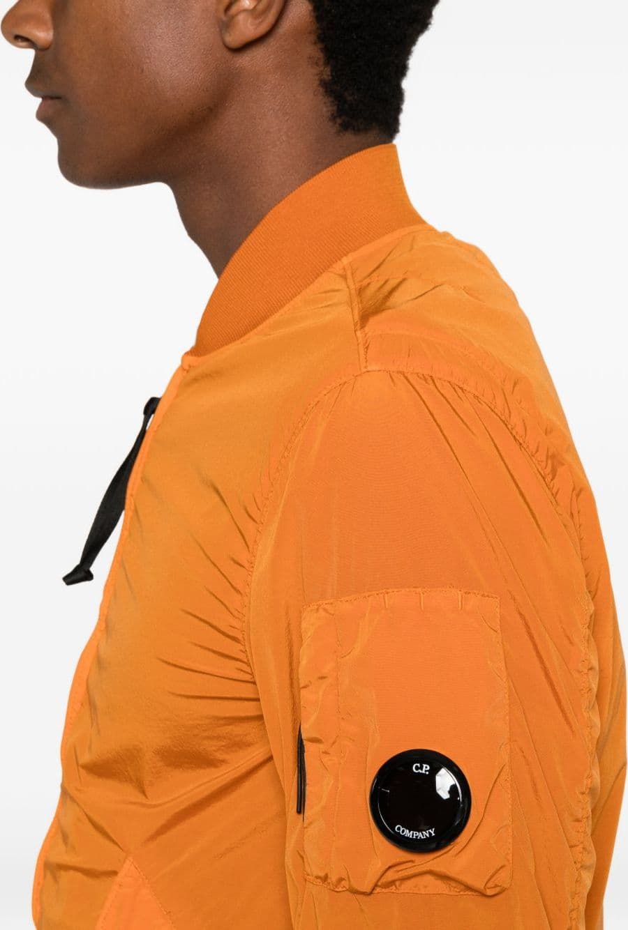 C.P.COMPANY c.p.company giubbotto bomber uomo arancione - 4