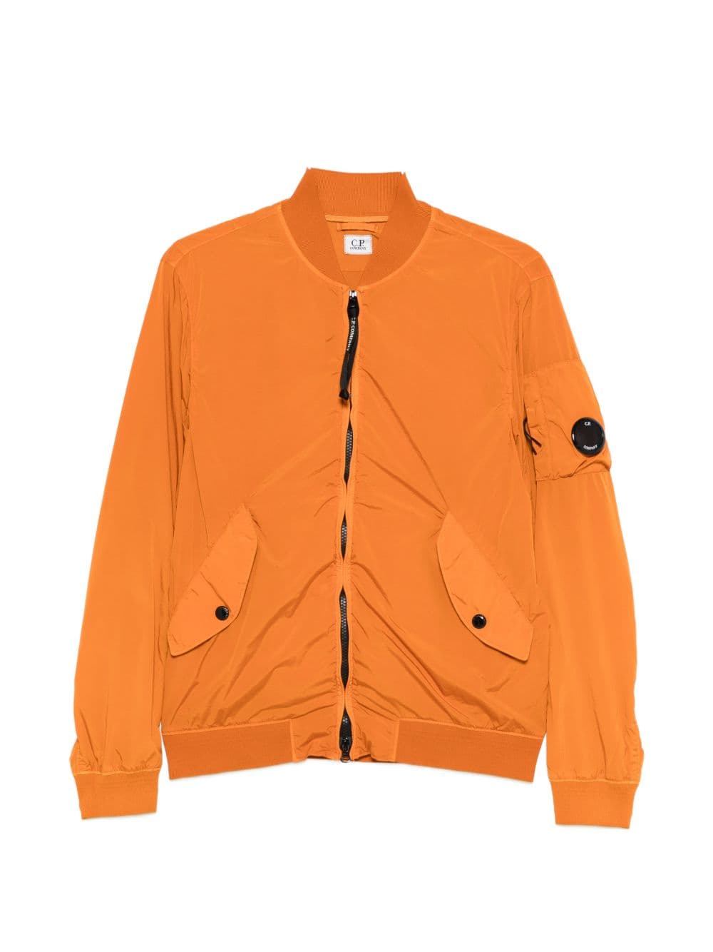C.P.COMPANY c.p.company giubbotto bomber uomo arancione - 5