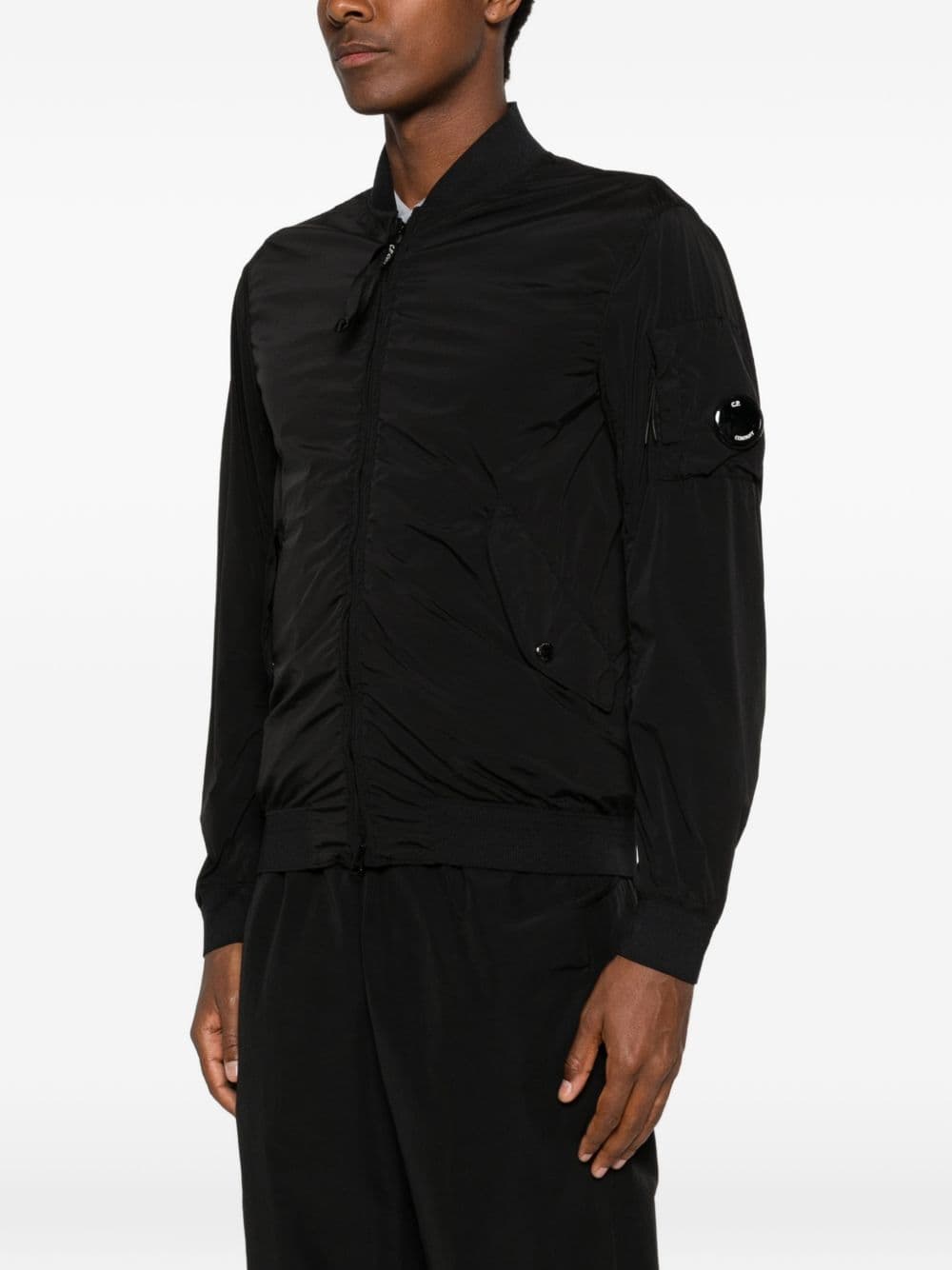 C.P.COMPANY c.p.company giubbotto bomber uomo nero - 6