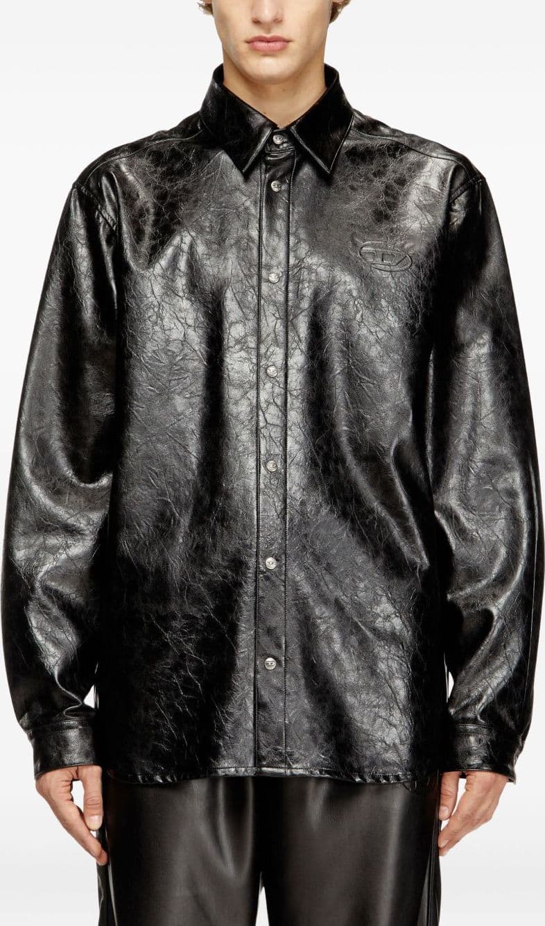DIESEL diesel giubbotto s-simply uomo nero – BLACK