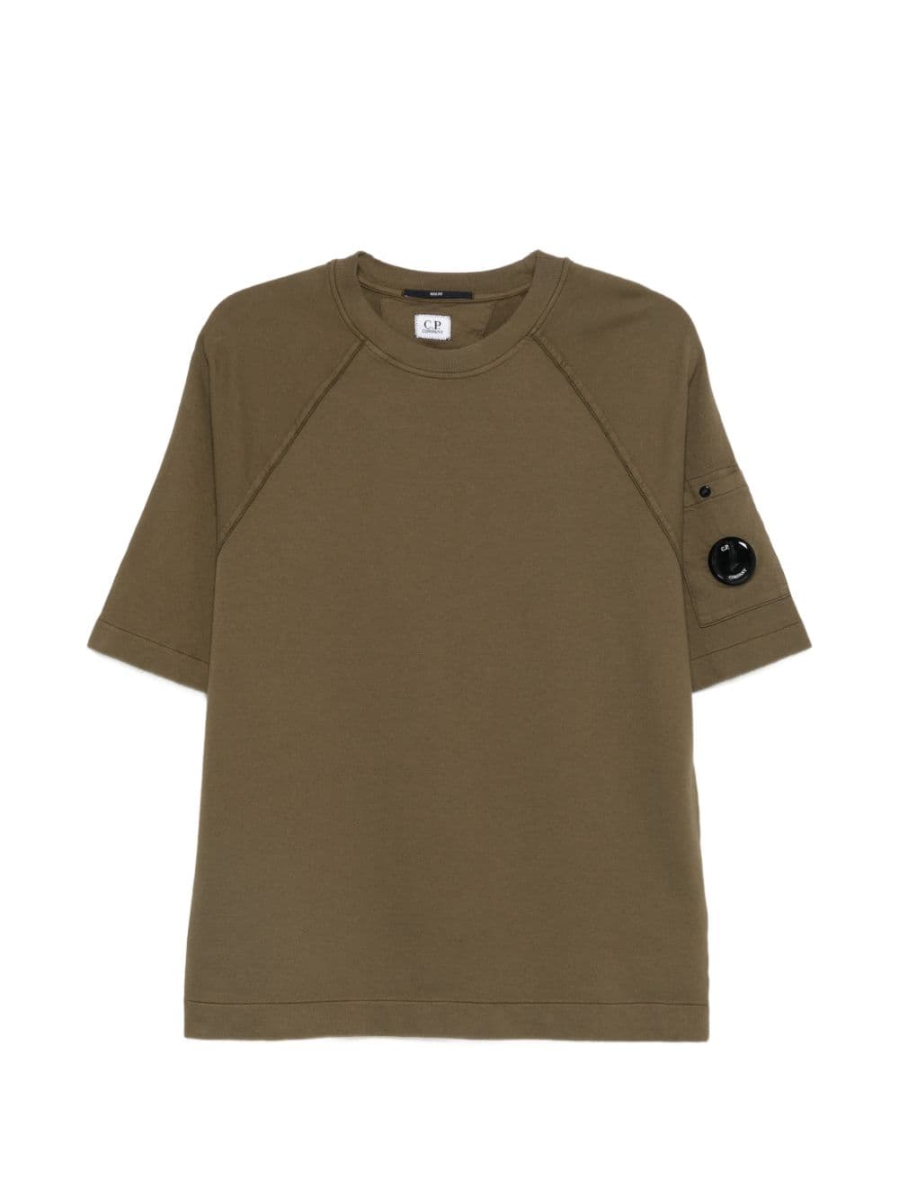 C.P.COMPANY c.p.company t-shirt lente uomo verde - 4