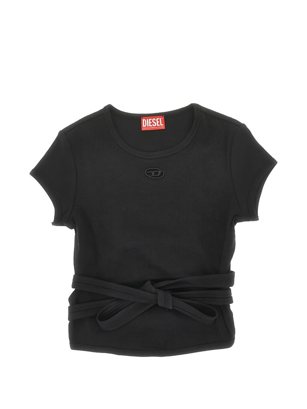 DIESEL diesel t-shirt con cintura donna nero - 3
