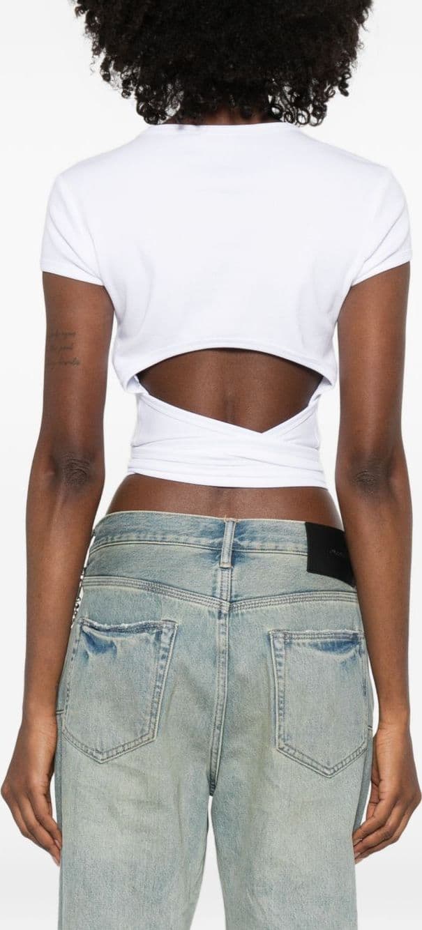 DIESEL diesel t-shirt annodata donna bianco - 3