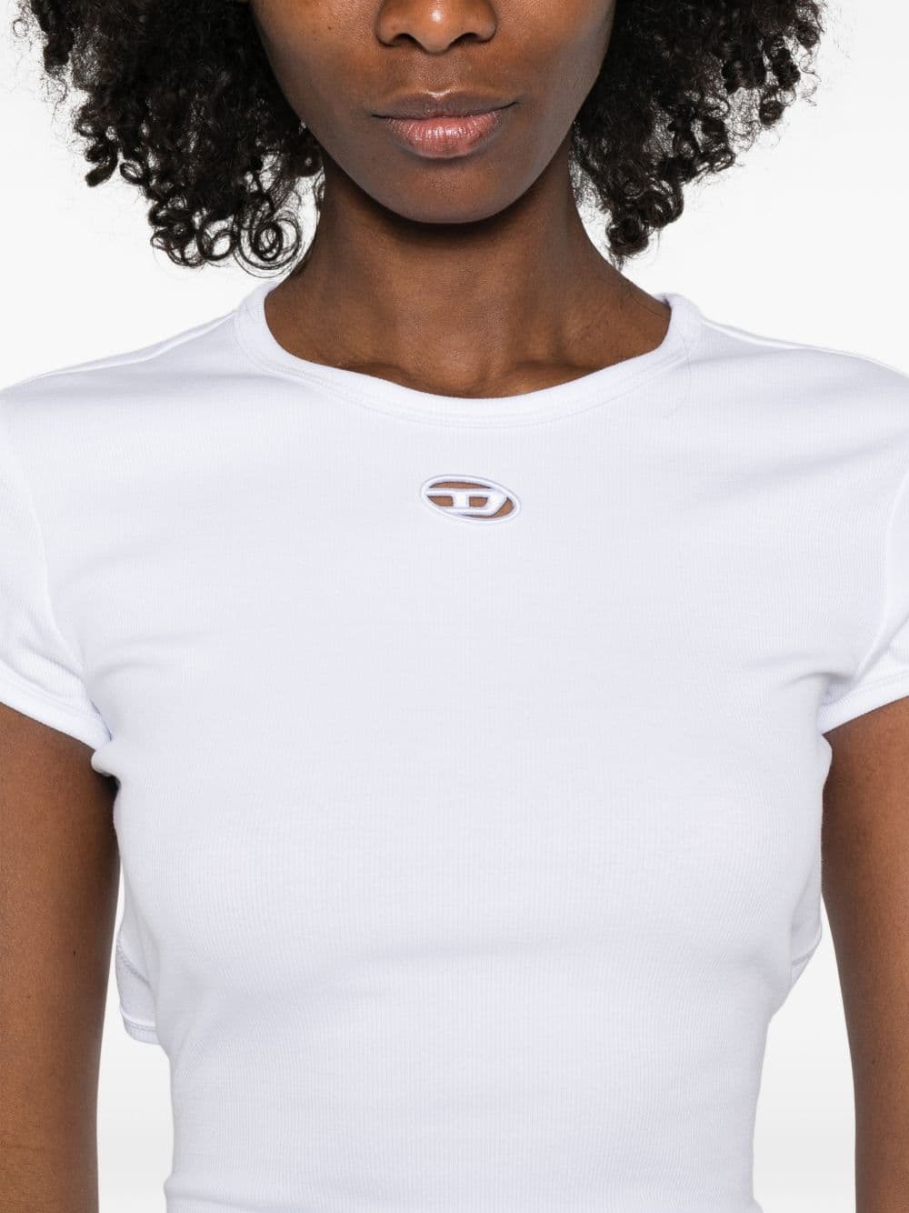 DIESEL diesel t-shirt annodata donna bianco - 4