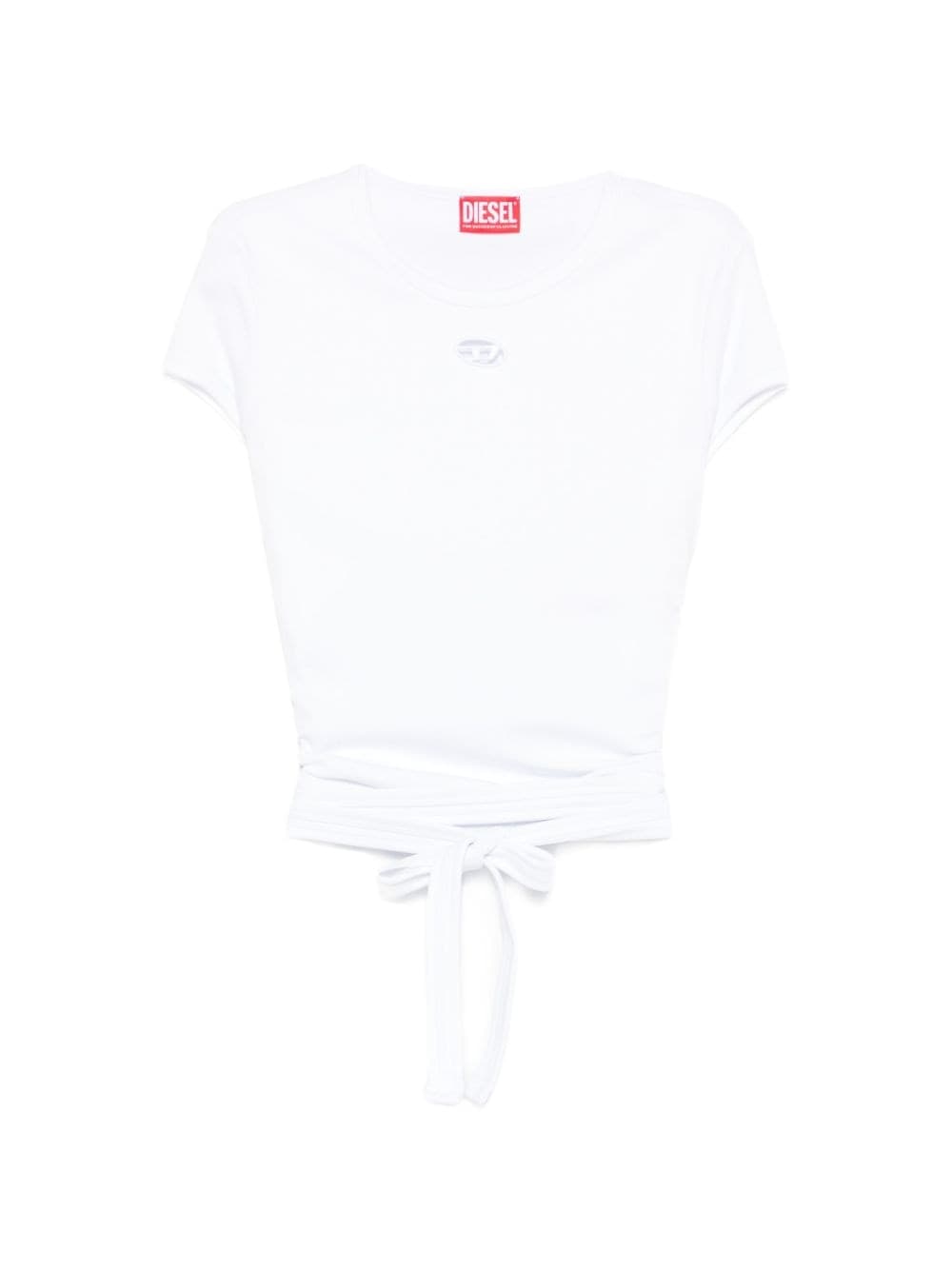 DIESEL diesel t-shirt annodata donna bianco - 5