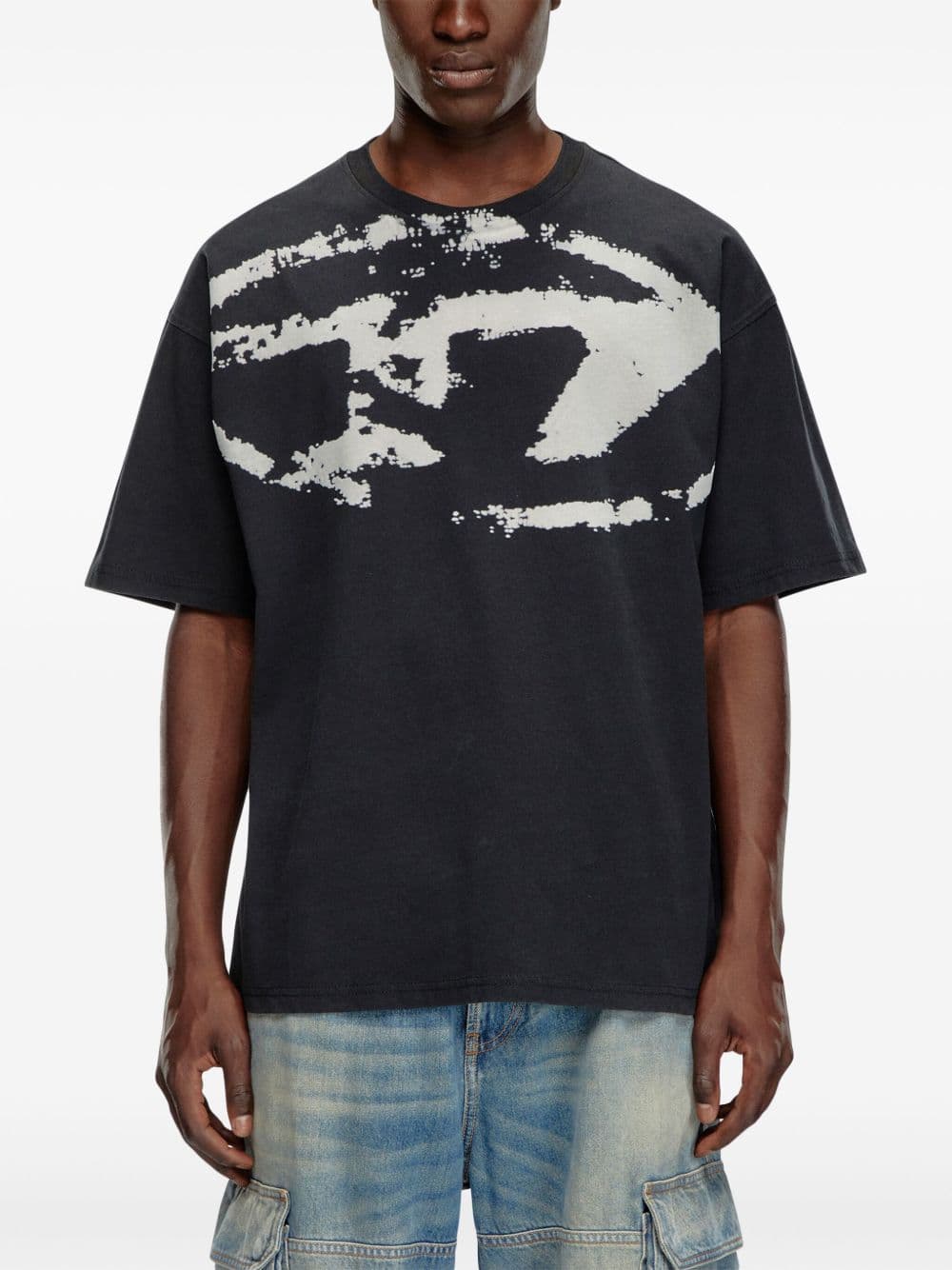 DIESEL diesel t-shirt t-boxt uomo nero - 5