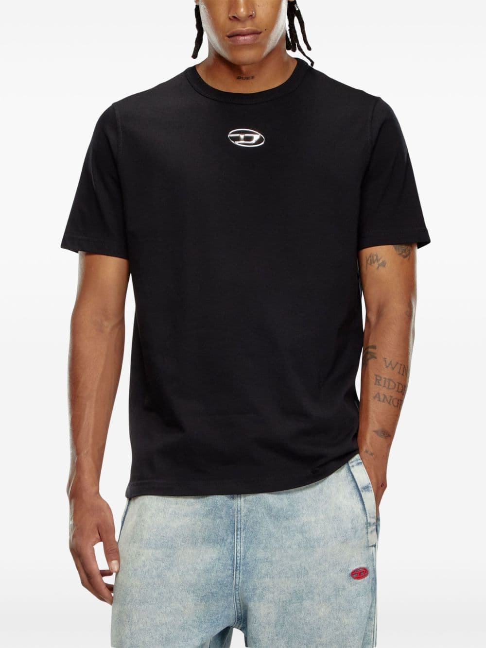 DIESEL diesel t-shirt t-adjust-od uomo nero - 5