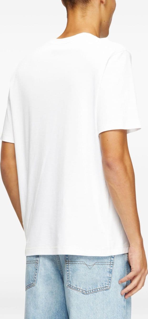 DIESEL diesel t-shirt t-madjust-tr uomo bianco - 3
