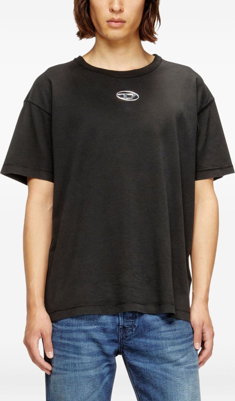 DIESEL diesel t-shirt t-norm-lod uomo nero – BLACK
