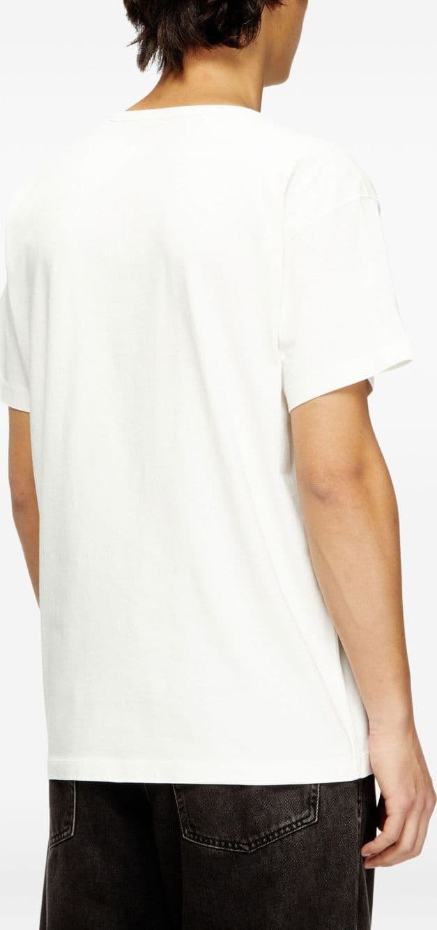 DIESEL diesel t-shirt t-norm-iod uomo bianco - 3