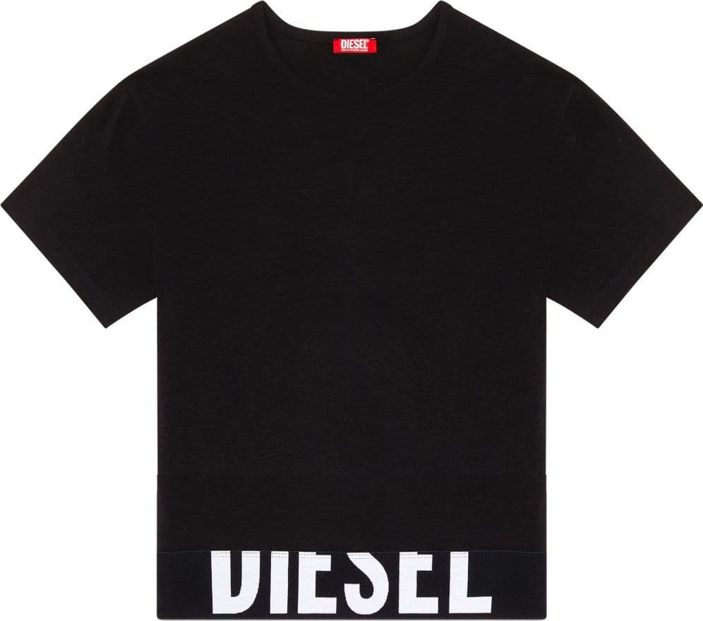 DIESEL diesel t-shirt banda logo donna nero - 4