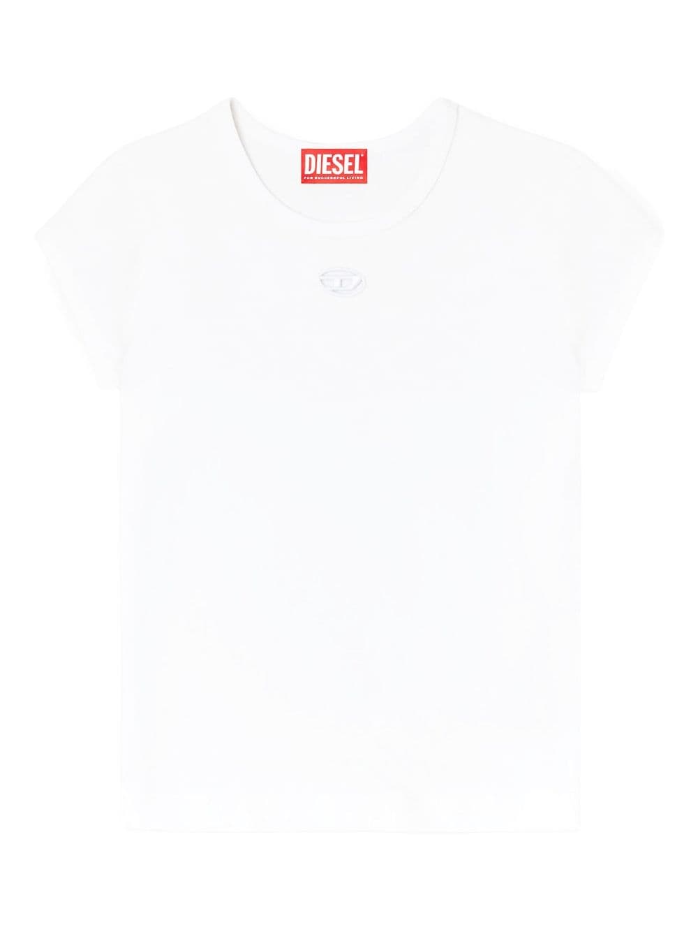 DIESEL diesel t-shirt t-angie donna bianco - 4