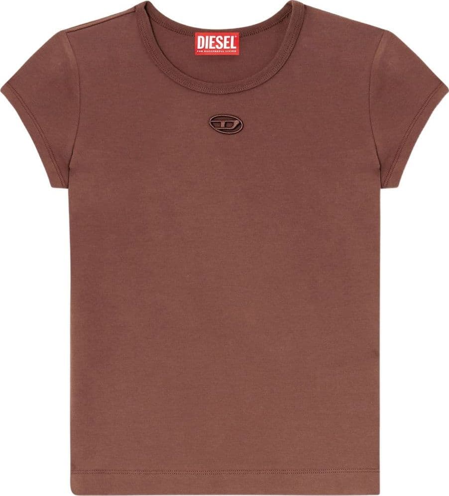 DIESEL diesel t-shirt t-angie-od donna marrone - 4