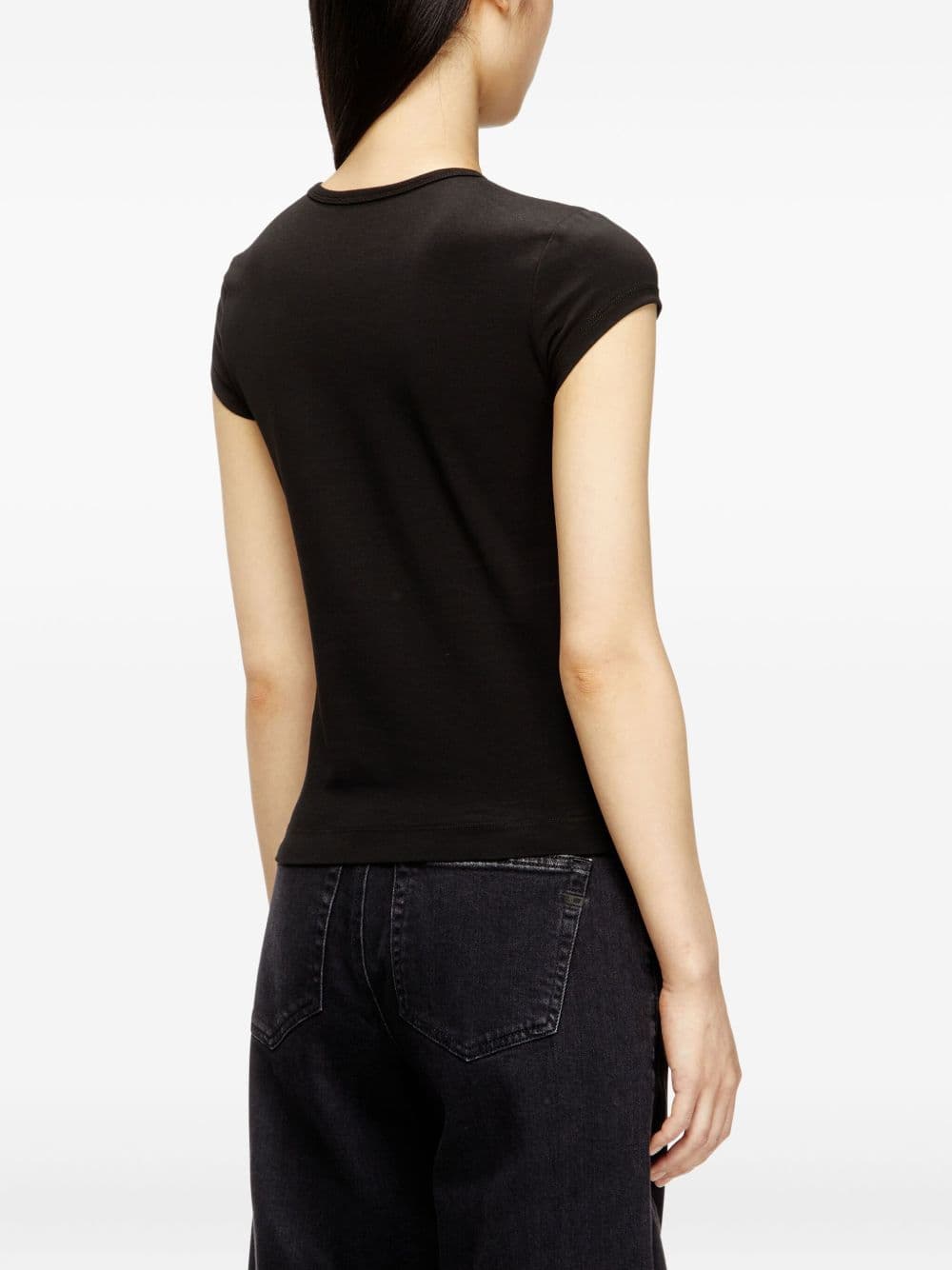 DIESEL diesel t-shirt t-angie donna nero - 3