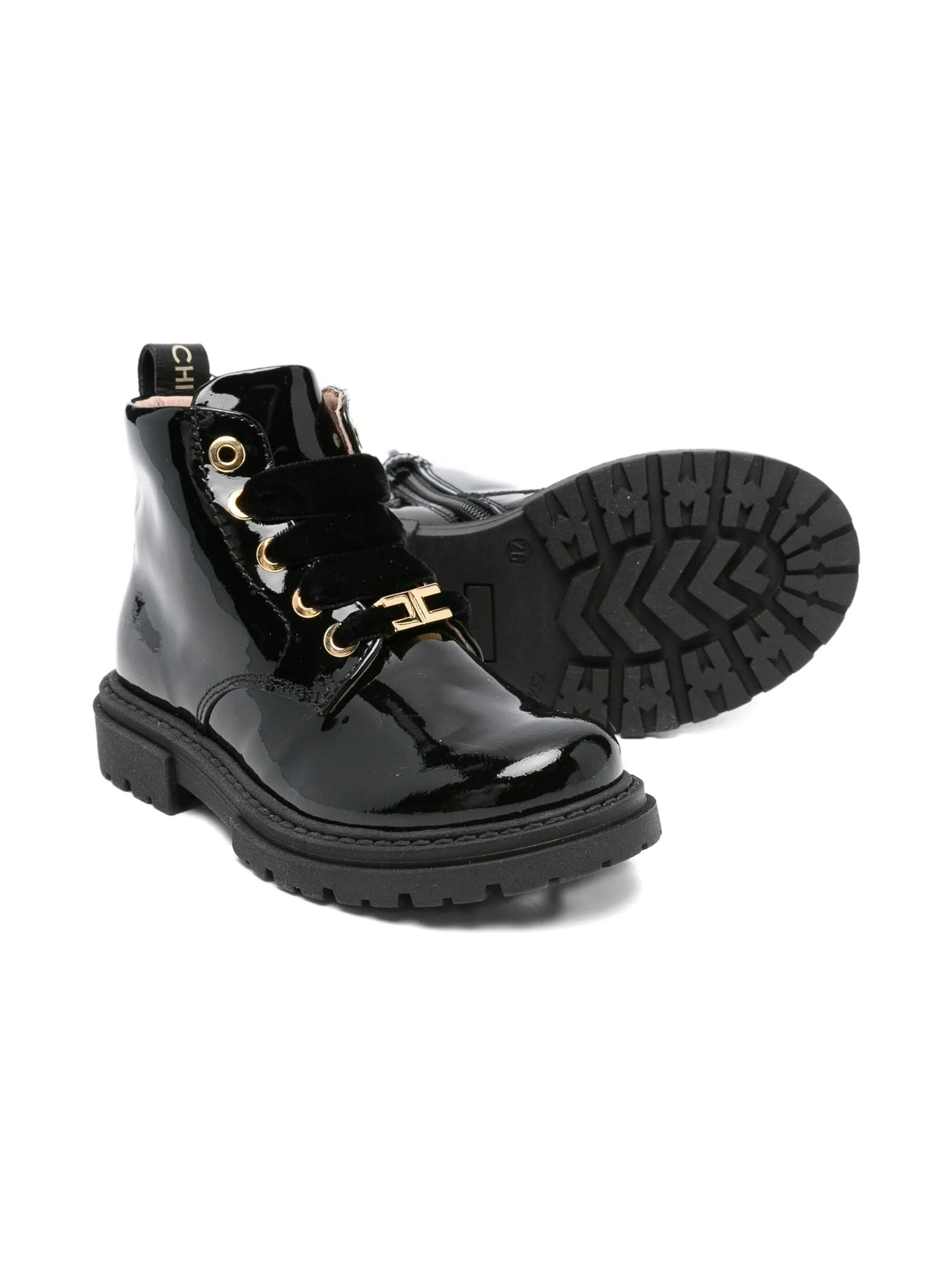 ELISABETTA FRANCHI STIVALETTO VERNICE - 2