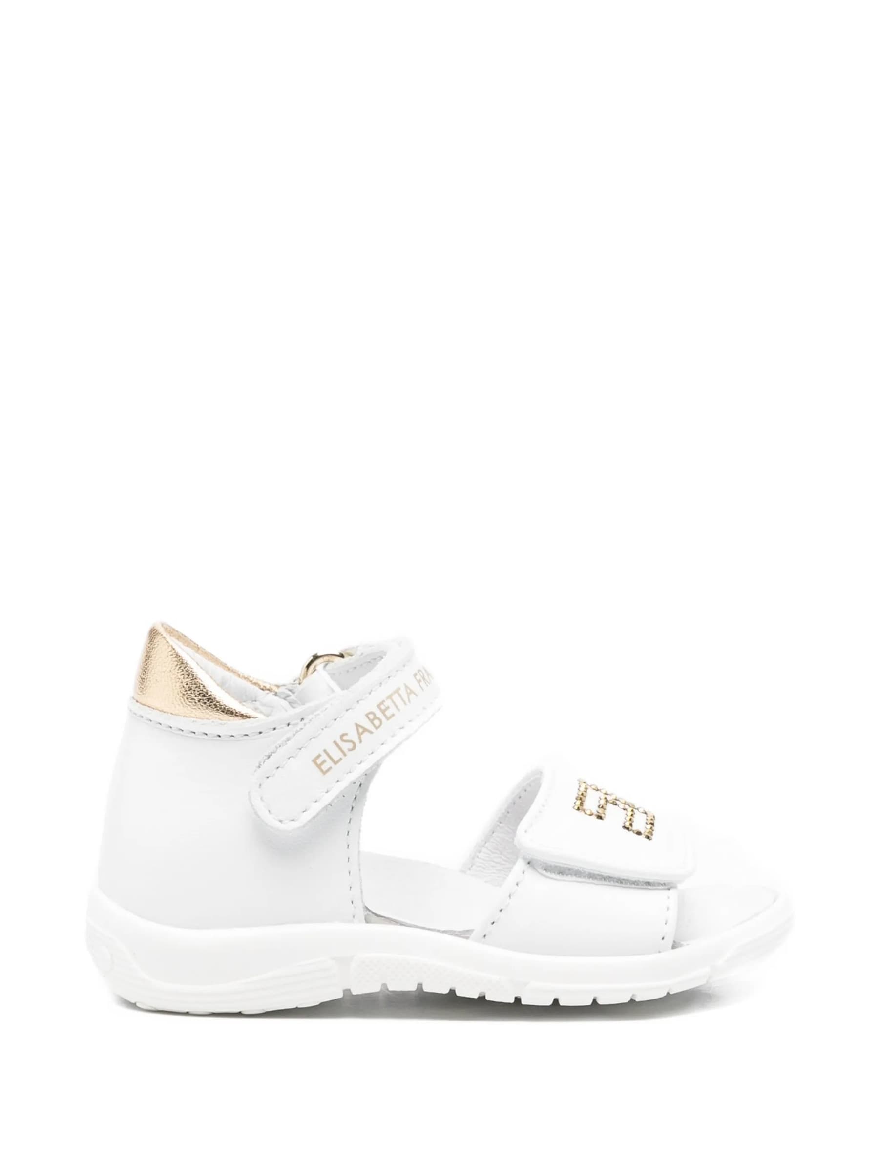 ELISABETTA FRANCHI SANDALO LOGO PIETRE