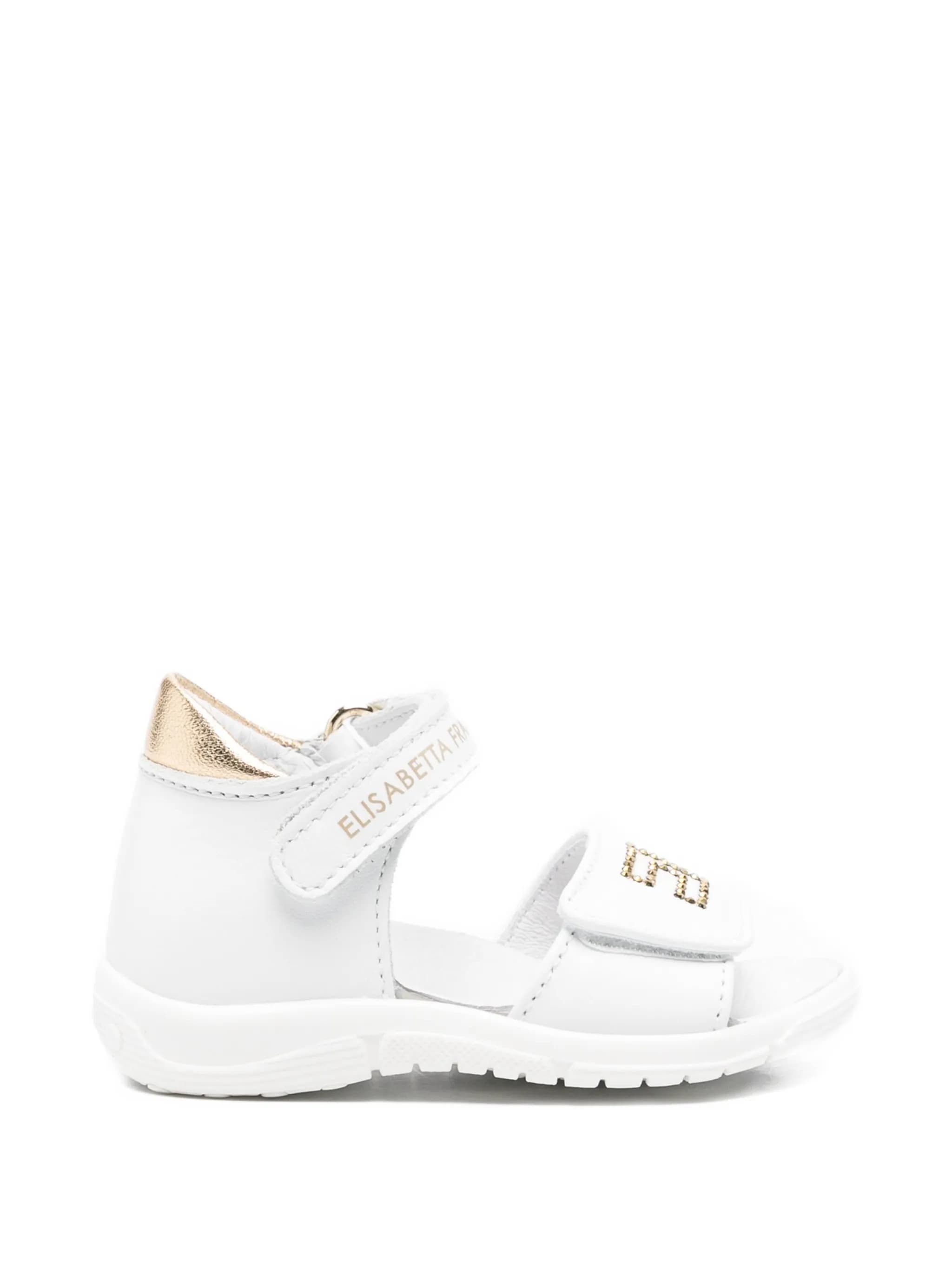ELISABETTA FRANCHI SANDALO LOGO PIETRE - 5