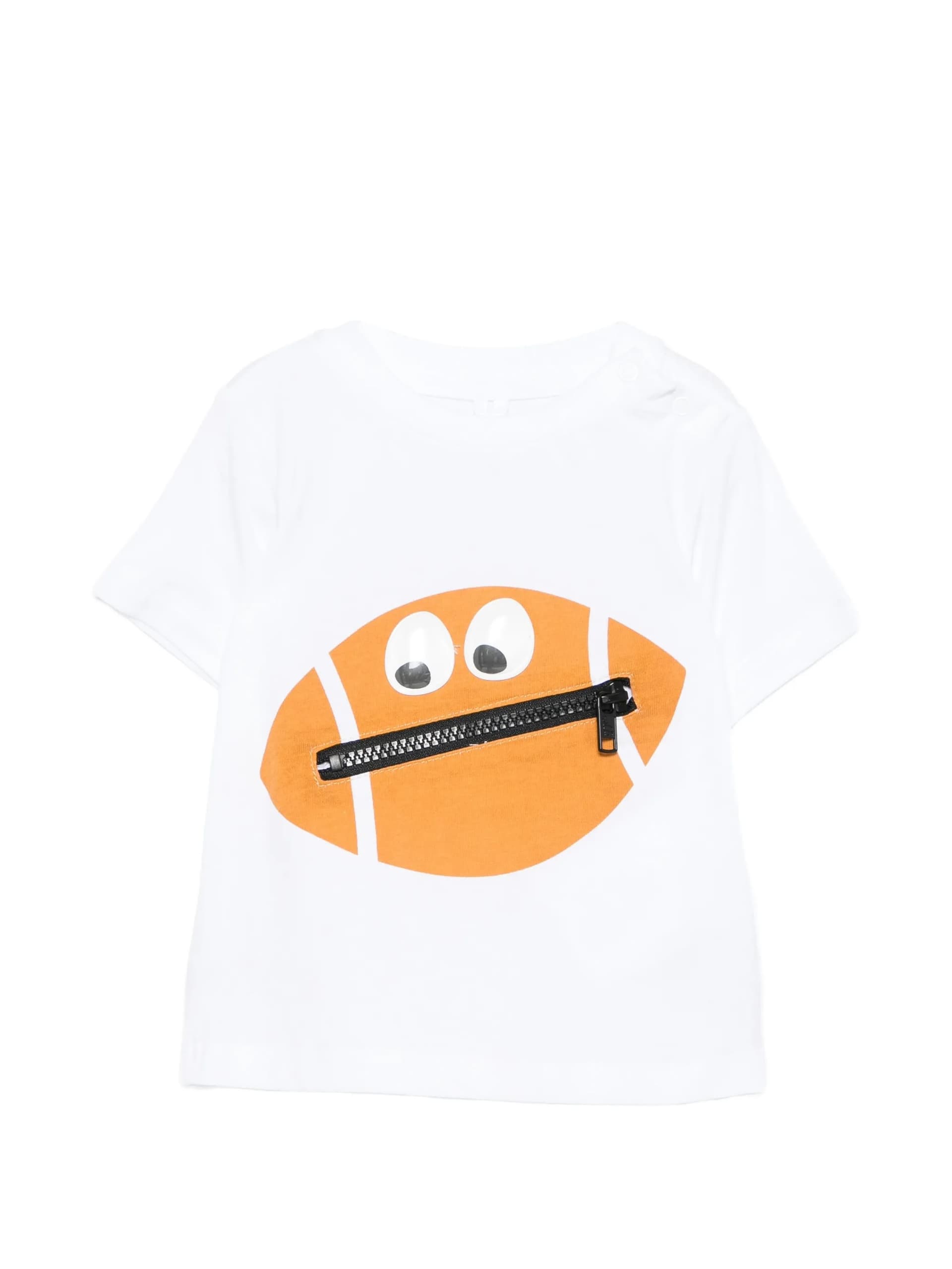 STELLA McCARTNEY T-SHIRT M/C RUGBY ZIP - 4