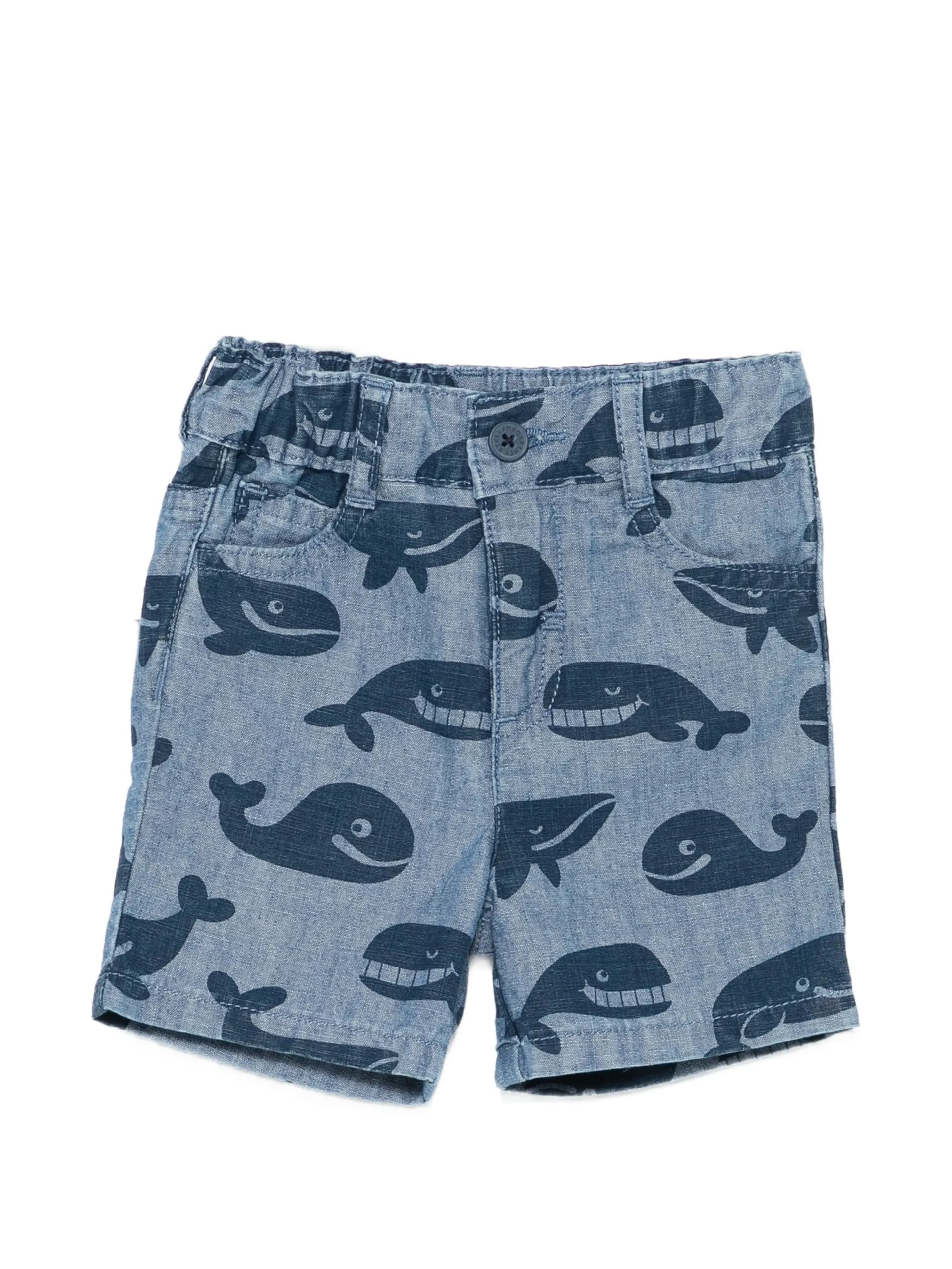 STELLA McCARTNEY BERMUDA CHAMBRAY BALENE - 4