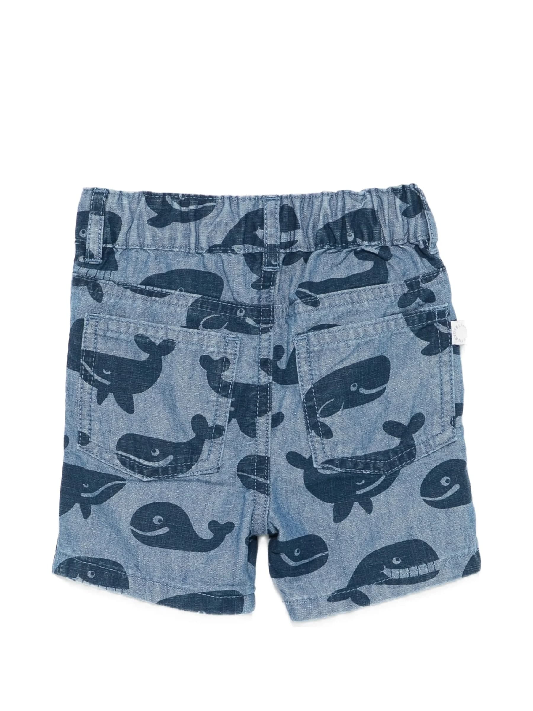 STELLA McCARTNEY BERMUDA CHAMBRAY BALENE - 2