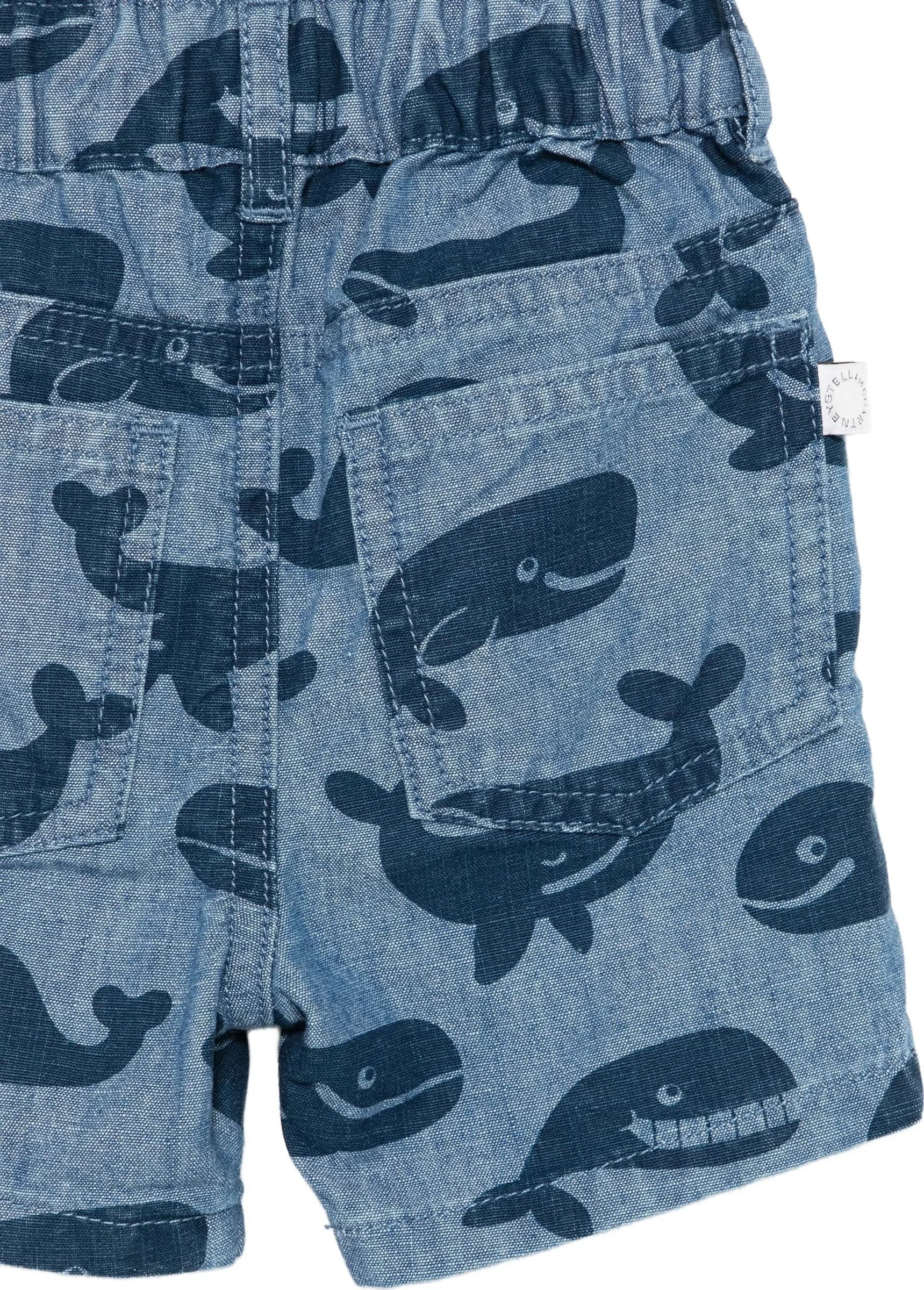 STELLA McCARTNEY BERMUDA CHAMBRAY BALENE - 3